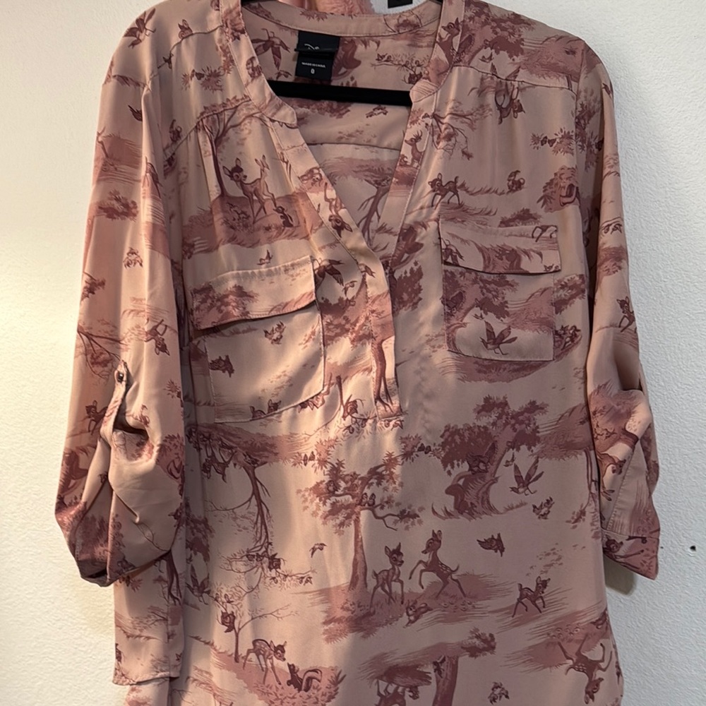 Pink Patterned Blouse - Picture 5 of 5